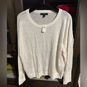 Banana Republic lightweight linen sweater XL NWT